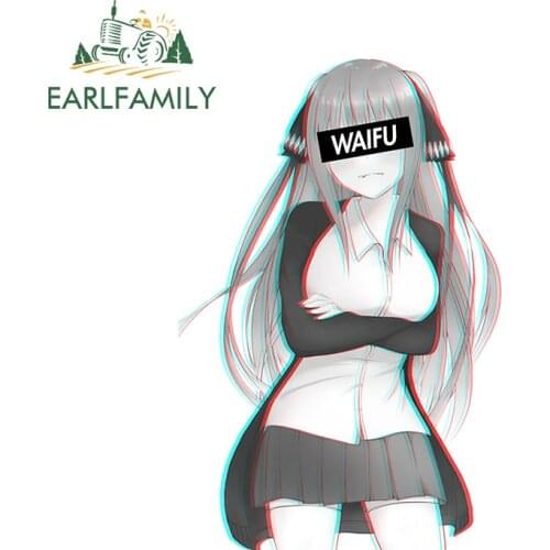 EARLFAMILY 13cm x 8.7cm for Nino Nakano Waifu Funny Car Sticker Vinyl Car Wrap Decal Motorcycle Graffiti Surfboard Caravan Decor