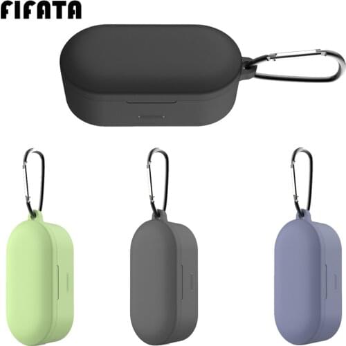 FIFATA Wireless Bluetooth Earphone Silicone Protective Case For QCY T1S Soft Earphone Case For QCT T2C Replacement Cover Case