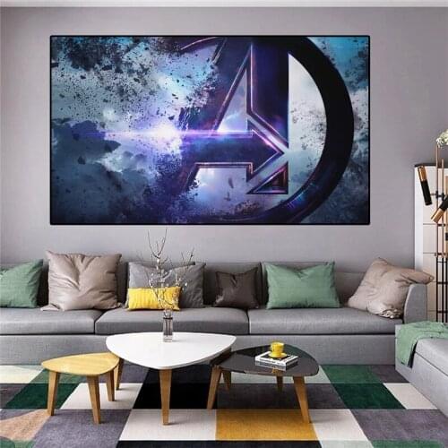 Marvel Superhero Iron Man Captain America Spider-Man Series Canvas Painting HD Print Poster Home Decor Childrens Birthday Gift