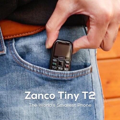 2pcs ZANCO tiny t2 World Smallest Phone 3G GSM/WCDMA mini cellular phone mini phone smallest phone holiday phone pocket phone