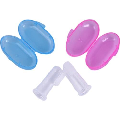 Soft Finger Brush Pet Toothbrush Plush Dog Plus Bad Breath Dental Care Tartar Dog Cat Cleaning Pet Supplies Dog Toothbrush Case