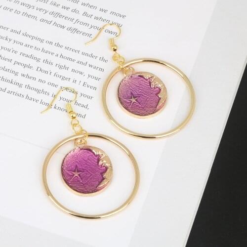30pcs/bag Sweet Style Planet Enamel Charm Trendy Oil Alloy Pendant for Jewelry DIY Findings Necklace Bracelet Earring Making