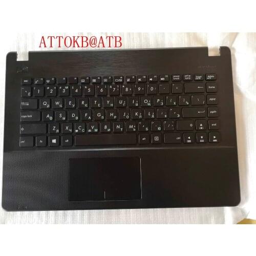 Russian laptop keyboard for ASUS X451 X451E X451M X451C X451E1007CA topcase RU keyboard Palmrest Upper Cover