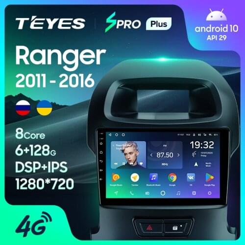 TEYES SPRO Plus For Ford Ranger 2011 - 2016 Right hand driver Car Radio Multimedia Video Player Navigation GPS Android 10 No 2din 2 din dvd
