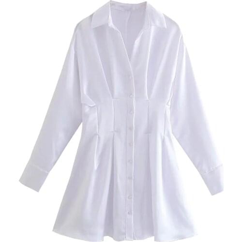 WENWENHOUSE Fashionable Shirt Dresses