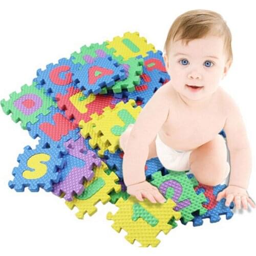 36PCS Toddler Baby Kids Crawl Play Game Mats Alphabet Printing Carpet Exquisite Toys Support Kid Toys Gifts