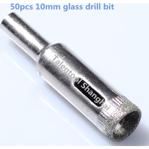Tanlentool quality Diamond Coated Core Hole Saw Drill Bit Set Tools For Tiles Marble Glass 10mmX50pcs