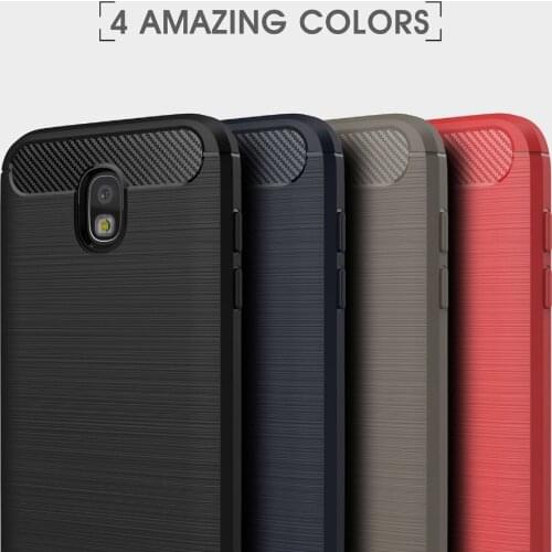 Case For Samsung Galaxy J3 J330 J5 J530 J7 J730 2017 EU Eurasian Version Cover TPU Soft hybrid Armor jelly phone Case fundas