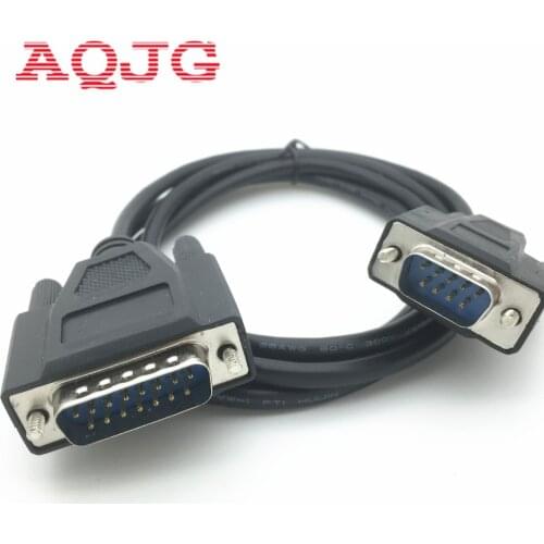 DB9 9PIN TO DB15 15PIN db9 Male to db15 male cable 1.5 m wholesale AQJG