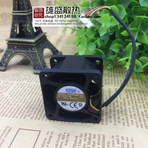 For AVC Dv04028b12u 4cm 4028 DC 12v 0.66a PWM Temperature Control Server Fan