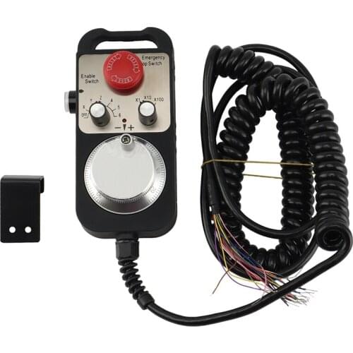 CNC Pulse Generator 6 Axis MPG Pendant Handwheel 5V for FAGOR GSK Siemens MITSUBISHI FANUC System Manual Pulse Generator