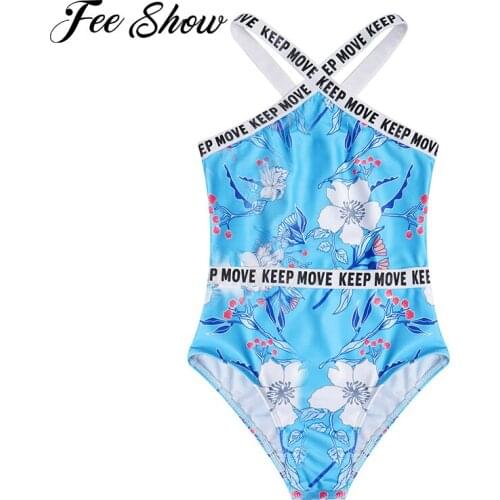 Summer Fashion Girls Swimwear Swimming Suits Baby Girl One Piece Swimsuits Beachwear Children Swimsuit Bathing Suit Kids Clothes
