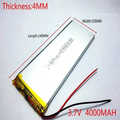 3.7V,4000mAH,4050140 PLIB ( polymer lithium ion battery ) Li-ion battery for tablet pc,GPS,mp3,mp4,cell phone,speaker
