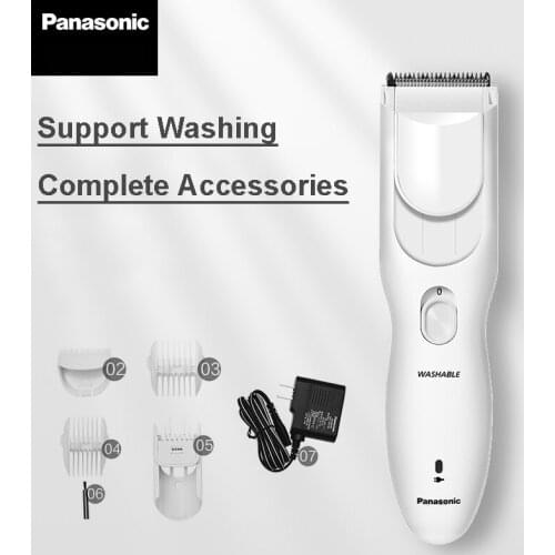 Panasonic Electric Hair Clipper Safe Rechargeable Trimmer Blade Washing Electric 4 Kinds of Accessories For Family ER-PGF40