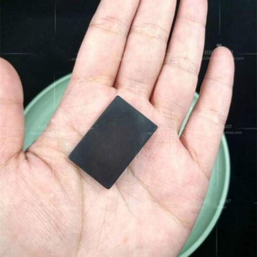 1PC Russian native natural nanometer subgraphite shungite anti-radiation degaussing energy mobile phone sticker