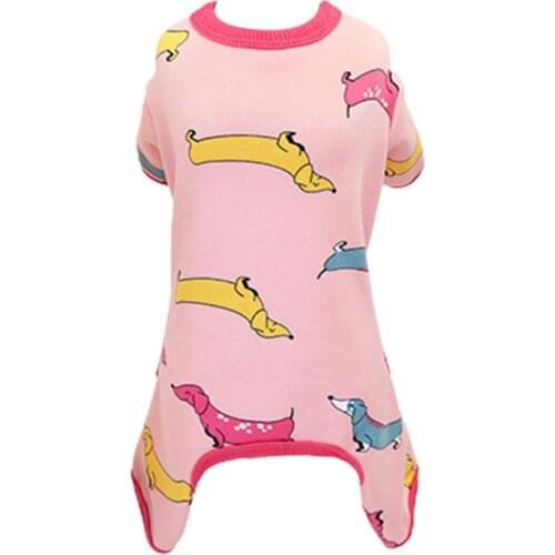 Skin-friendly Long-lasting Cartoon Pet Puppy Coat Outfits Good Elasticity Pet Clothes Close Fitting for Winter