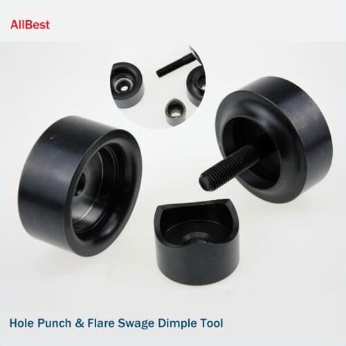 Hole Punch & Flare Swage Dimple Tool Sheet Metal Different Size 1"/1-1/2" / 1-1/4"/2
