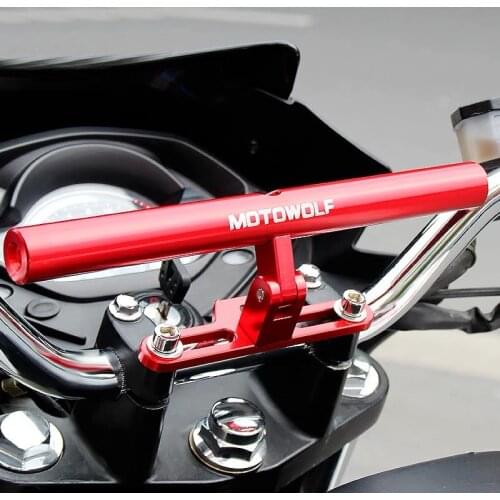 Universal Motorcycle LED Headlight Expansion Mounting Phone Holder Bracket Driving Hunting Spotlight Clamp Aluminum Alloy 2019