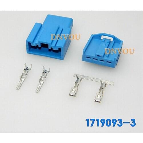 1set audio plug fiber amplifier plugs X6 X1 bass socket Car Electrical Wire connector Plug