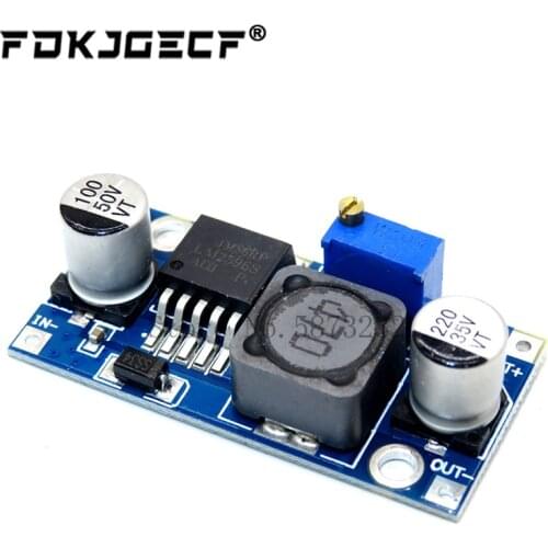 10pcs LM2596S DC-DC step-down power supply module 3A adjustable step-down module LM2596 voltage regulator 24V 12V 5V 3V
