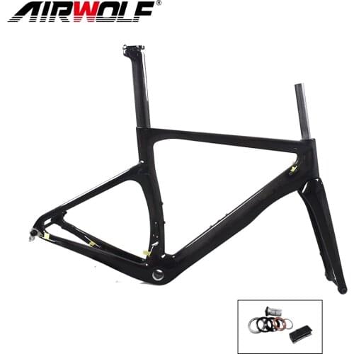 2021 Latest Carbon Frame 700C Disc Brack T1100 Toray Carbon Road Bike Frames Endurance Racing Bicycle Frameset Matte Glossy BSA