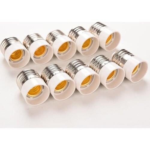 5Pcs Light Bulb Base Type Adapter Fireproof Material E27 to E14 Lamp Holder Converter Socket Conversion Best Price