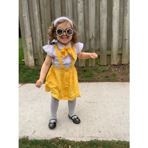 Flower Kids Sunglasses Small Round Handmade Diamond Eyewear 2021 Summer Beach Eyewear Children Party Eyeglasses Gafas