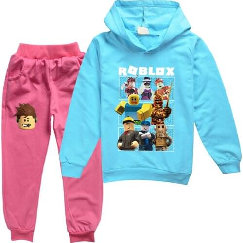 Childrens Clothing Girls Coat Robloxing Kids Fashion Hoodies Christmas Cardigan Boys Hooded Sweatshirts Suit birthday gift