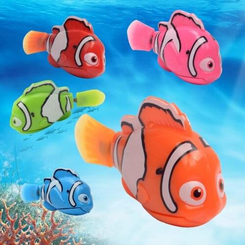 Electric Swimming Fish Magic Sensory Electric Fish Infant Child Bath Toy Children Interesting Toy for Kid Gift Pet Bath Fish
