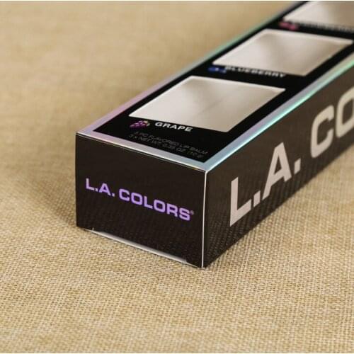 Custom Cosmetic Lipstick And Lip Gloss Paper Gift Box With Window,luxury paper box for clothing ---PX11073