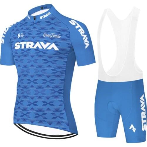 Strava Estivo Set Cycling Equipment Traje Conjunto Maillot Jersey Roupa Masculino Fietskleding Heren Ropa Ciclismo Hombre