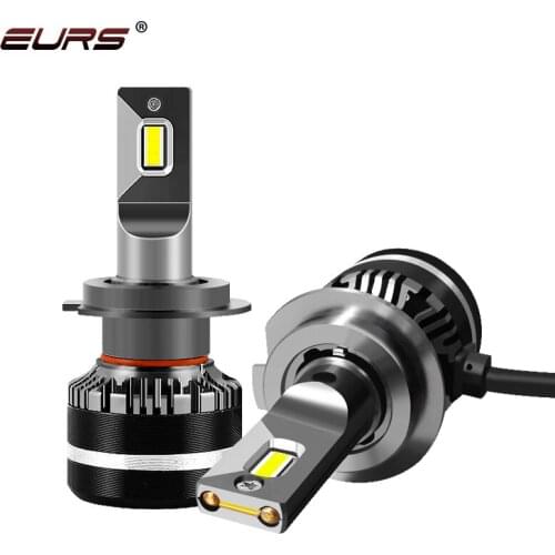 EURS High Power H7 Led h4 car Headlight bulbs hi/lo beam 130W 16000LM H11 led 9005 9006 Auto Fog Lamps H1 Canbus Car styling