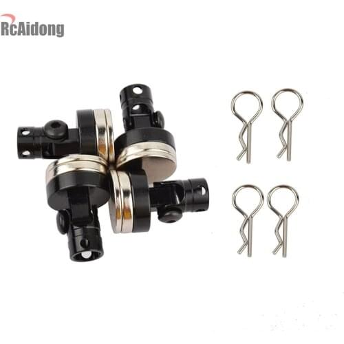 1/10 Alloy Magnetic Stealth Invisible Body Post Mount RC Car Boat Buggy 4pcs/set For AXIAL SCX10 4WD Electric RC Car