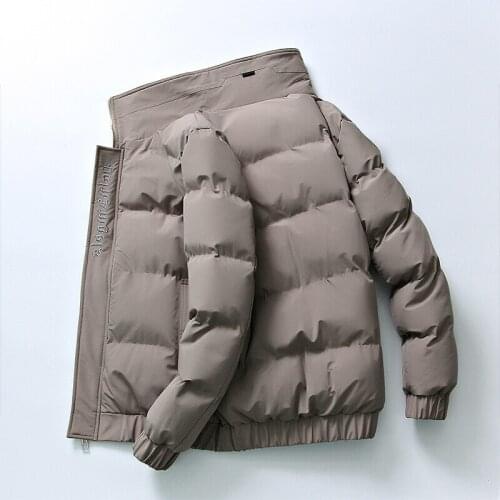 Hawaifish Winter Mens Cotton Jacket Thicken Hooded Tooling Trend Handsome coat All-match high quality fashion hot sale clothes