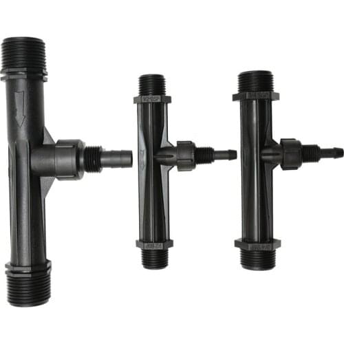 Male 1/2" 3/4" 1" Irrigation Venturi fertilizer injector Automatic Fertilizer Kit Irrigation Venturi Mixer Injectors 1pcs