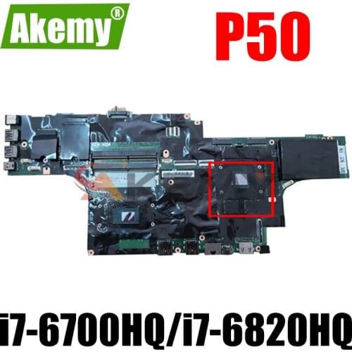NM-A451 For Lenovo Thinkpad P50 Laptop Motherboard With i7-6700HQ/i7-6820HQ CPU N16P-Q3-A2 M2000M 4GB-GPU 01AY364 01AY375 Tested