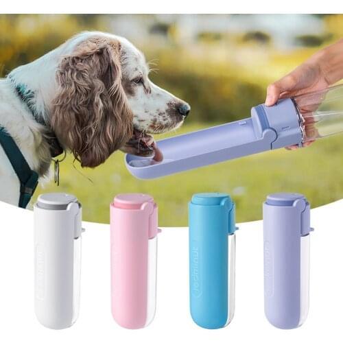Portable Dog Water Bottle Travel Outdoor Drinking Bowl Collapsible Bowl Dog Supplies Pet Feeder