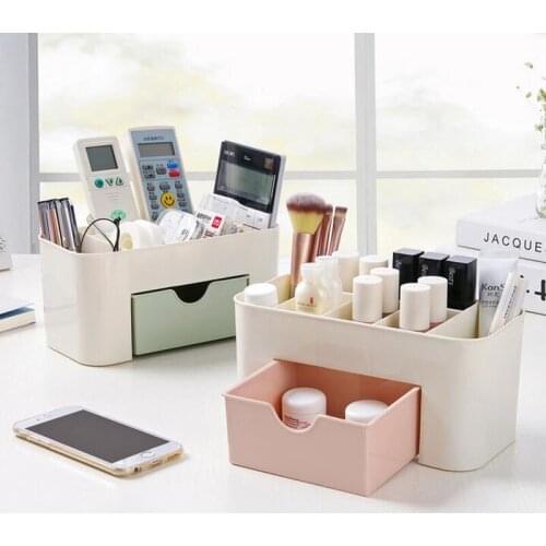 Simple With Drawer Desktop Plastic Storage Box Cosmetics Jewelry Multifunctional Organiser Finishing Box Home Office