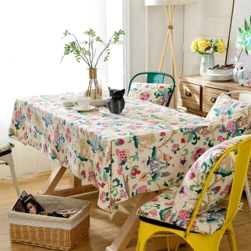 Nordic Table Cloth Rectangular Tablecloth for Table nappe de table Animal paradise Table Cover Obrus Tafelkleed mantel de mesa