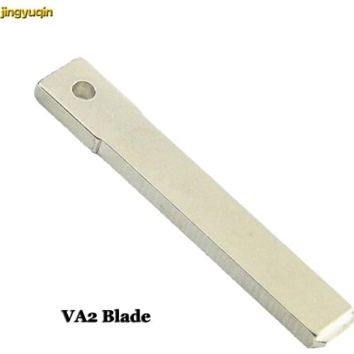 Jingyuqin 10ps Remote Car Key Blade Uncut For Renault Clio Nissan Bluebird Peugeot 307 Citroen C3 HU83 HU136 NE73 VA2 VA6 VAC102