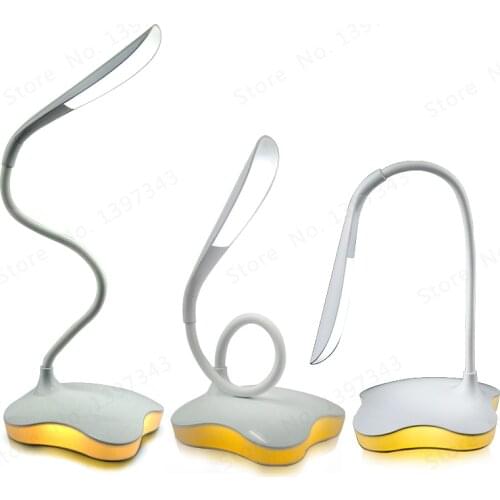 LED USB Bulbs Table Lamp Bed Light Touch Switch Adjustable 3 Level Dimmable Night Light LED Bedside Auto Sensor Desk Lamp Light