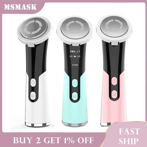 LED Photon Skin Rejuvenation Face Massage Radio Frequency Mesotherapy Electroporation Lifting Beauty Remover Wrinkle Anti Aging
