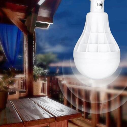 30W Rechargeable LED Night Light Bulb Dimmable Emergency Lights Portable Battery Powered Outdoor BBQ Camping Tent Hanging Light