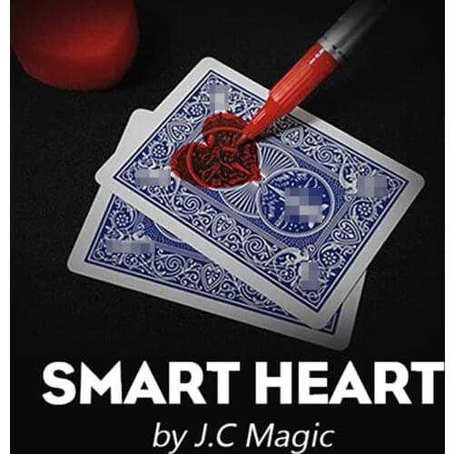 Smart Heart by J.C Magic Magic Tricks Heart Disappearing Card Change Magia Magician Close Up Street Illusions Gimmicks Mentalism