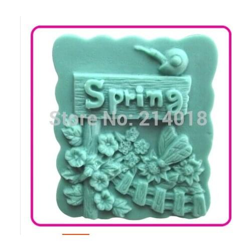 Four Seasons Spring silicone soap mold Cake decoration Cake mold manual soap mold fondant tools
