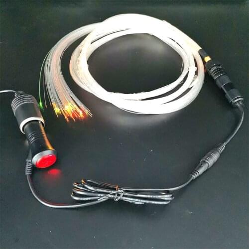 12V RGB Fiber Optic Star Lights kit with RF Remote ControlFor Car Limo Headliner Lighting