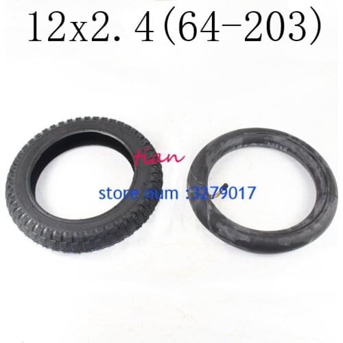 Free Shipping Good Reputation 12x2.4 Tire Electric Scooter Tyre for Kids Bike 12 Inch 64-203 Children Bicycle Tire