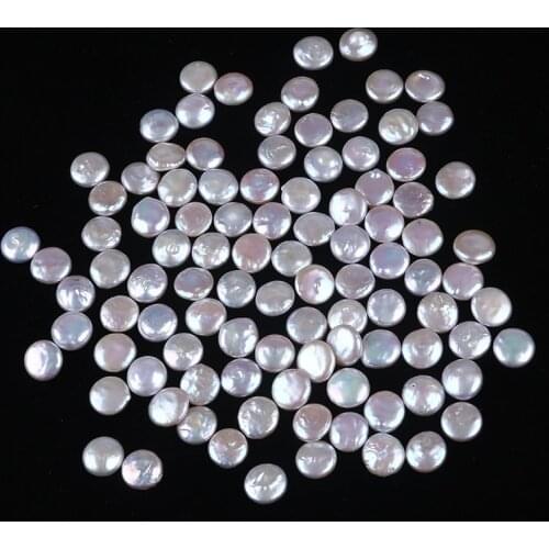 10-20mm White Coin Freshwater Pearl Beads Real Loose Pearl