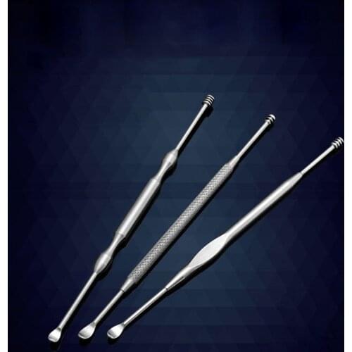 1 Piece High Quality Stainless Steel Ear Pick Wax Curette Remover Cleaner EarPick Care Tool New Arrive