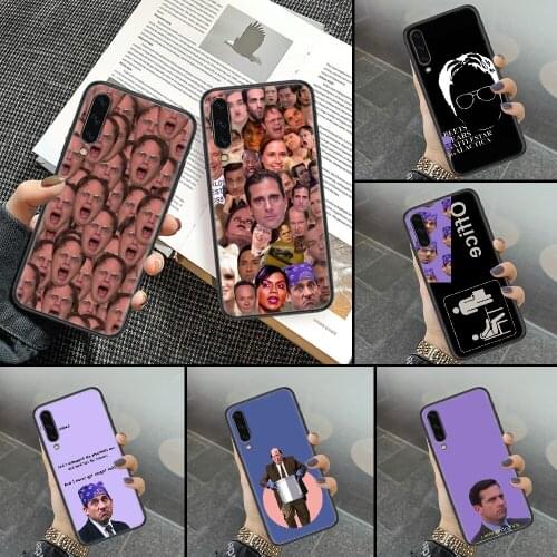 TV The Office Phone case For Samsung Galaxy A 3 5 7 8 10 20 21 30 40 50 51 70 71 E S 2016 2018 4G black painting coque art funda